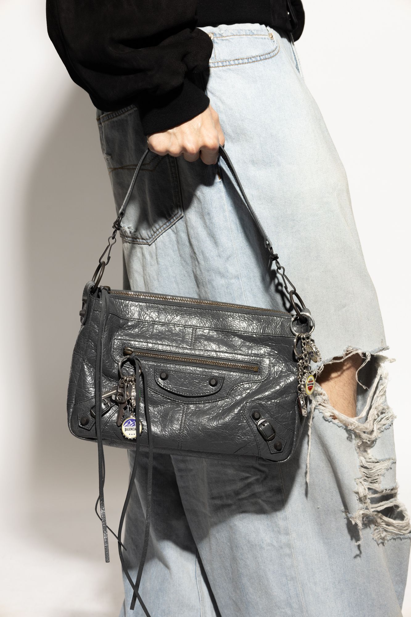 バッグ BALENCIAGA leather shoulder bag the city s-l400.jpg